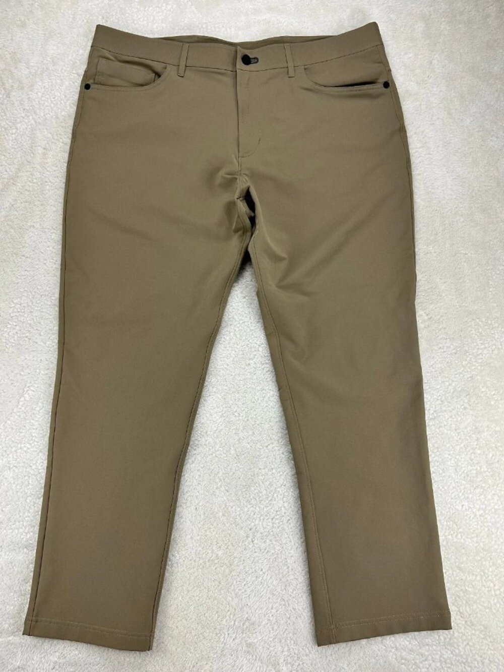 Public Rec Chino Pants Mens‎ 36/30 Brown Stretch Performance Golf Straight Leg
